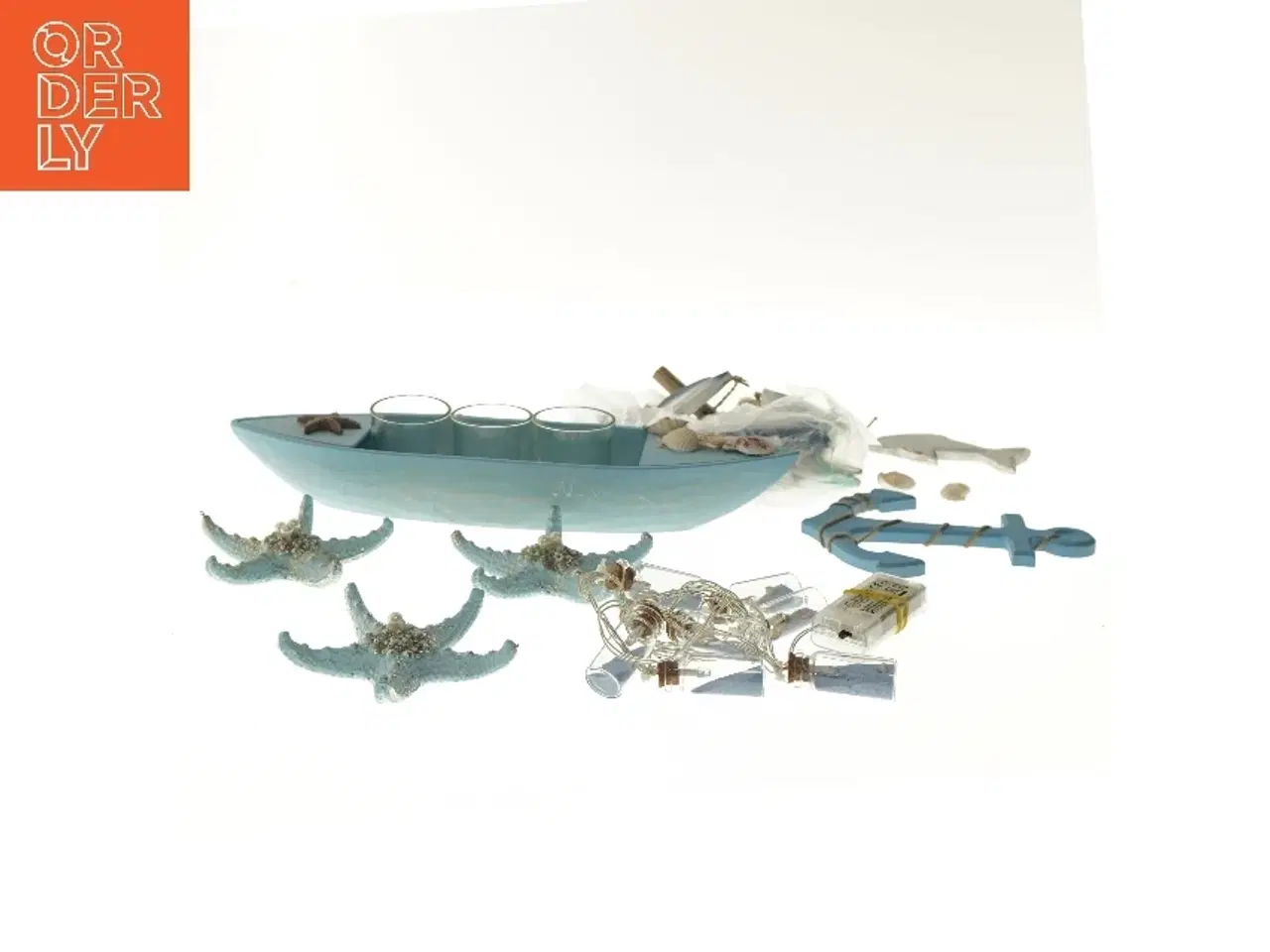 Billede 2 - Dekorativt maritimt sæt med mange dele