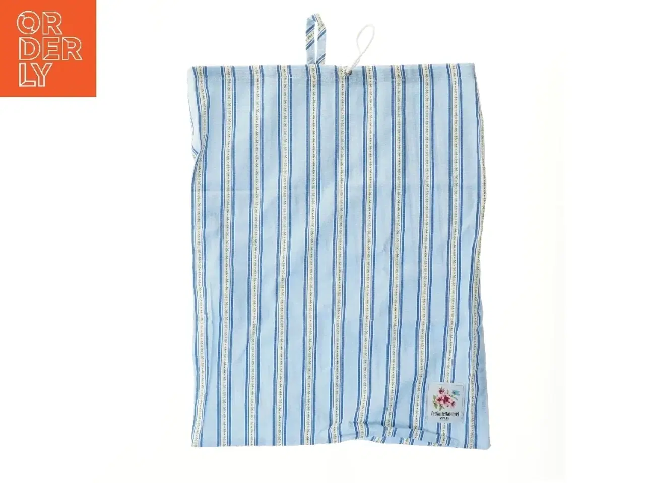 Billede 1 - Stribet stofpose med ophæng (str. 62,5x49,5 cm)