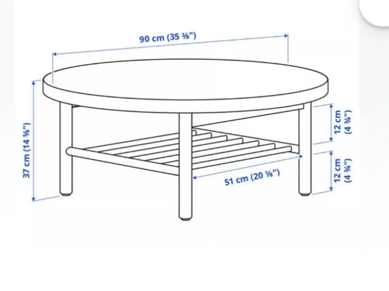 Billede 3 - IKEA LISTERBY sofabord