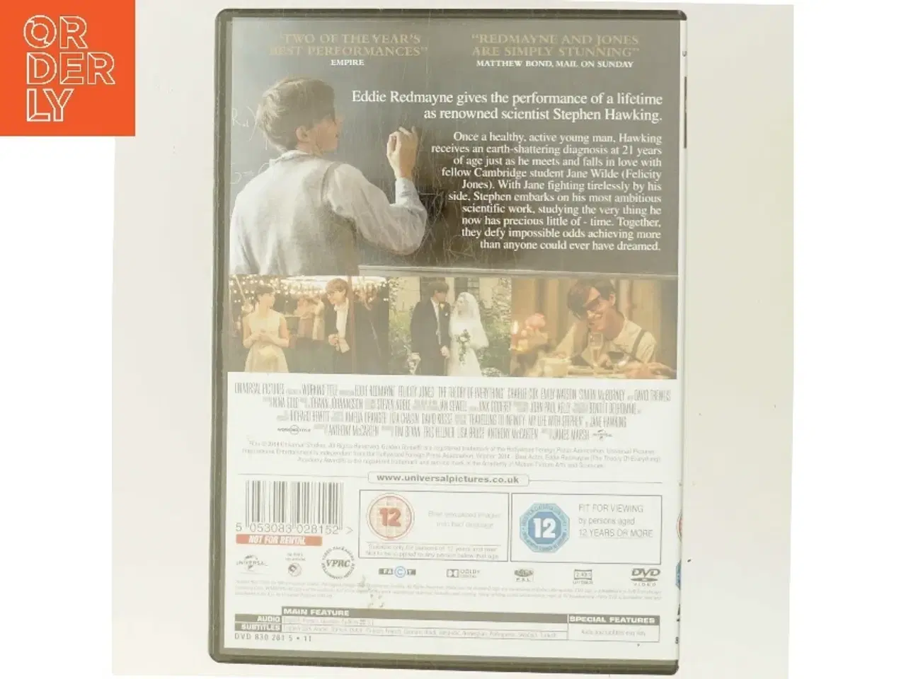 Billede 3 - The Theory Of Everything med Eddie Redmayne (DVD)