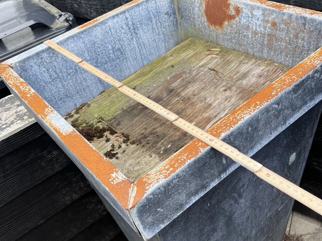 Billede 5 - Zink blomsterkrukke HØJ