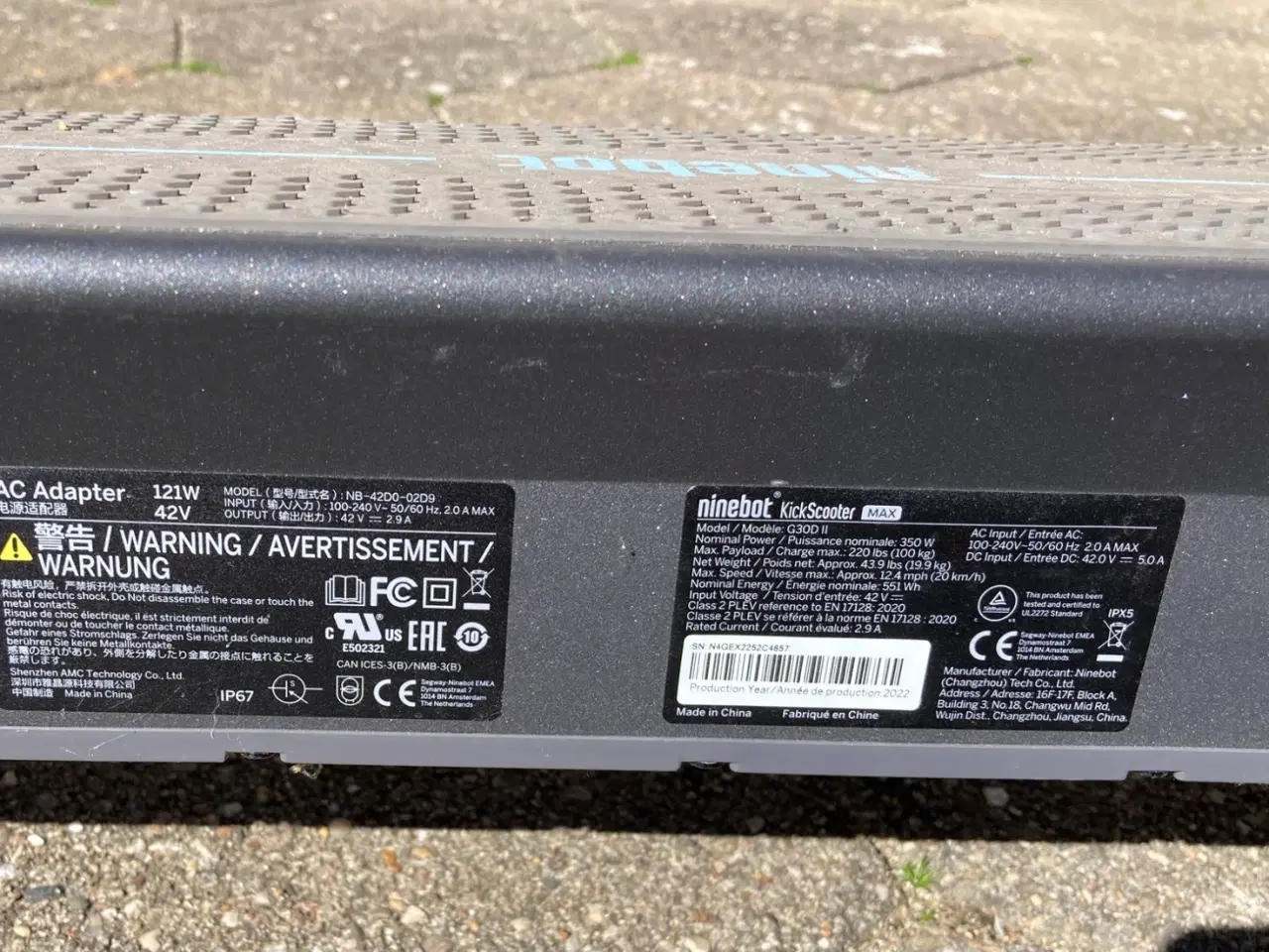 Billede 6 - Segway Ninebot MAX G30D II el-løbehjul