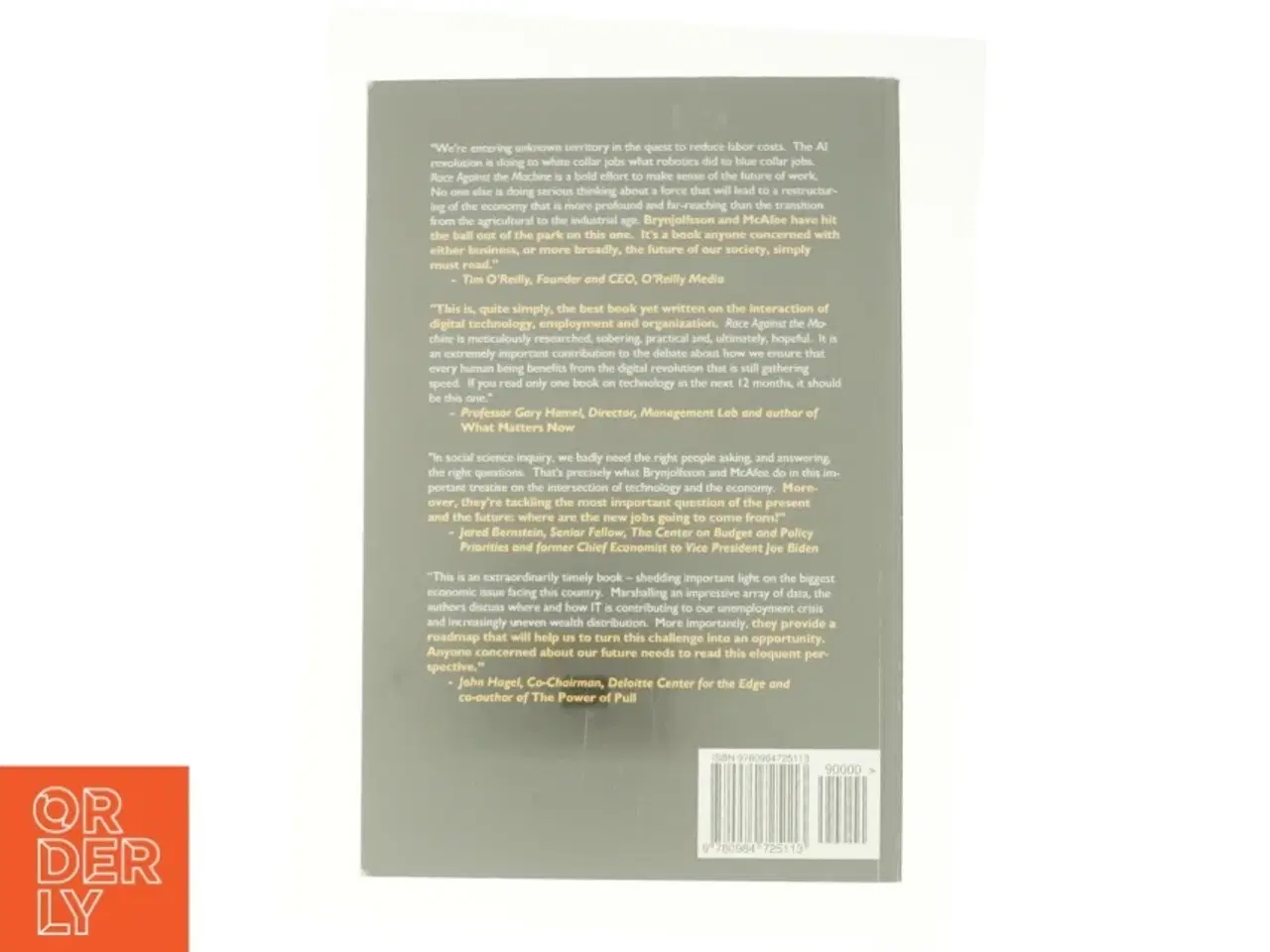 Billede 3 - Race Against the Machine: How the Digital Revolution Is Accelerating Innovation, Driving Productivity, and Irreversibly Transforming Employment and Th