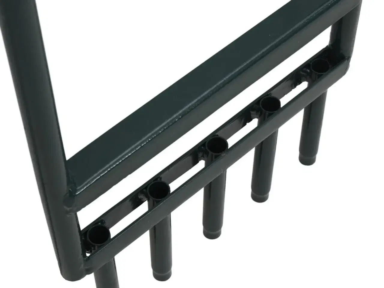 Billede 4 - Plænelufter med 5 hule tænder pulverlakeret stål grøn