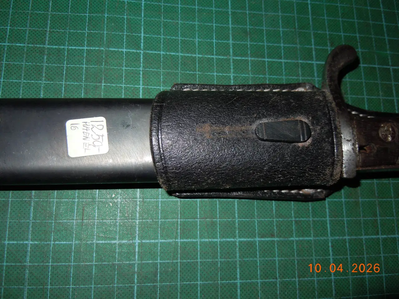 Billede 4 - SG 98 Bajonet Butchers Knife I stålskede med læder