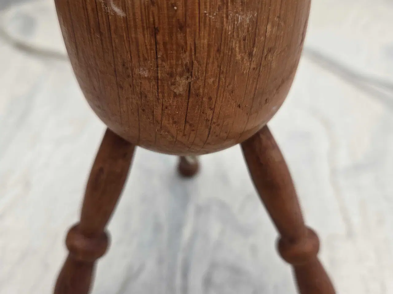 Billede 3 - Vintage 2 stk.teaktræs bordlamper fra 1950erne.