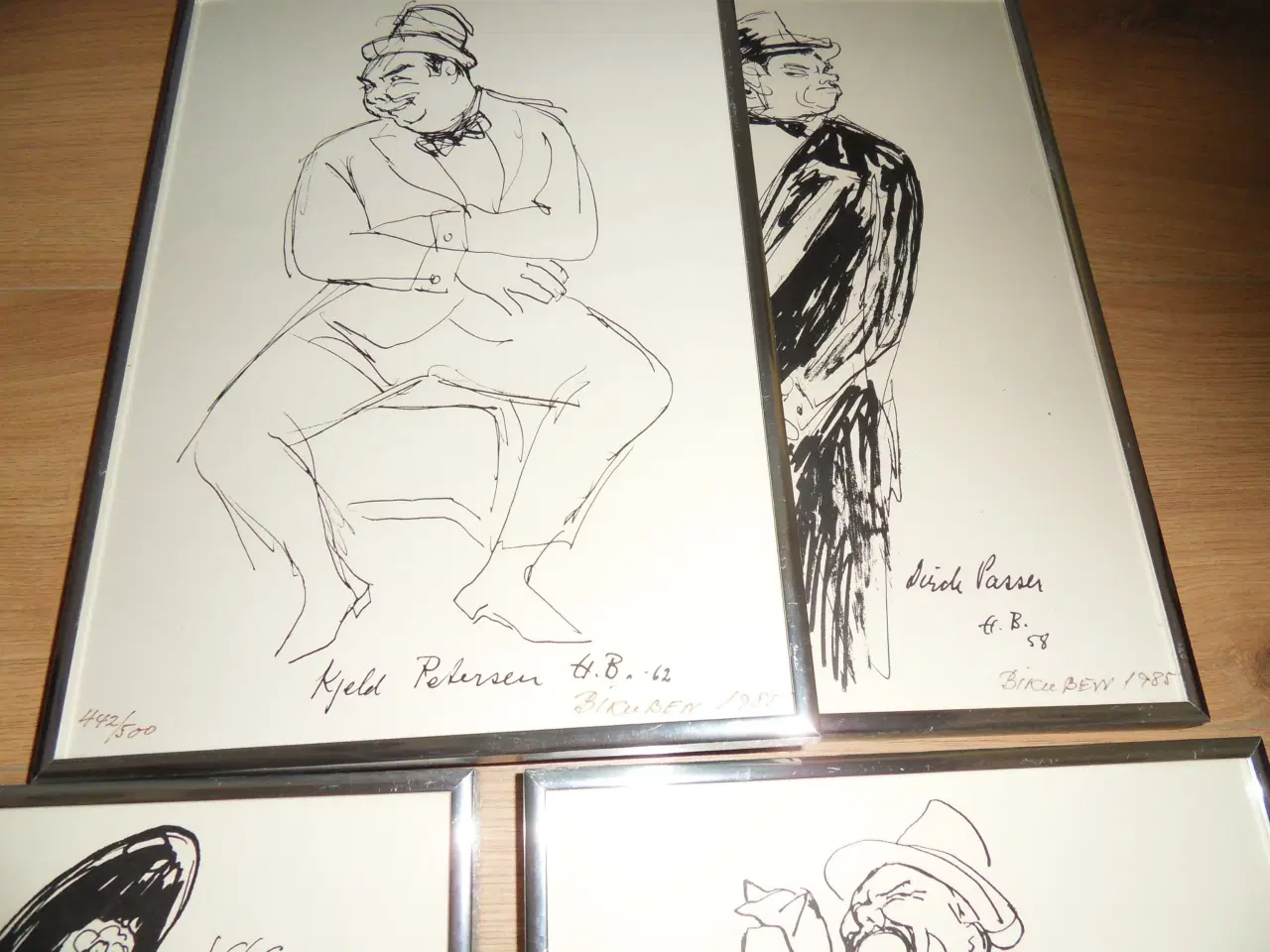 Billede 2 - Hans Bendix. 4 stk. Dirch P. Keld P. Oswald H. Num