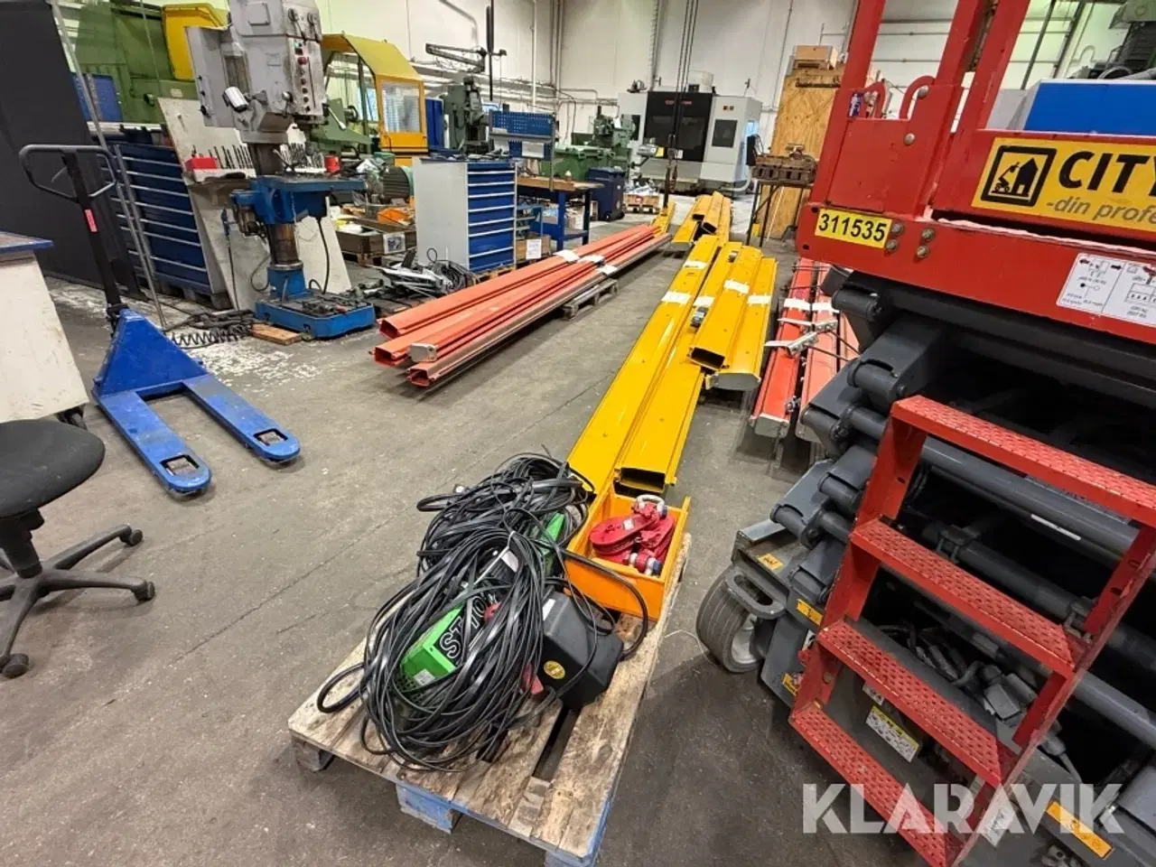 Billede 8 - Loftkran 1.000 kg med 2 kraner