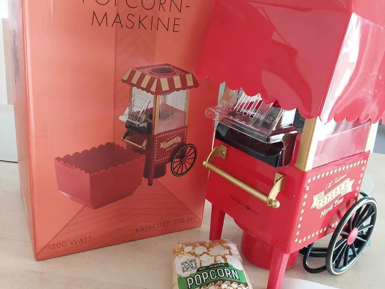 Billede 3 - Popcorn maskine, lille model