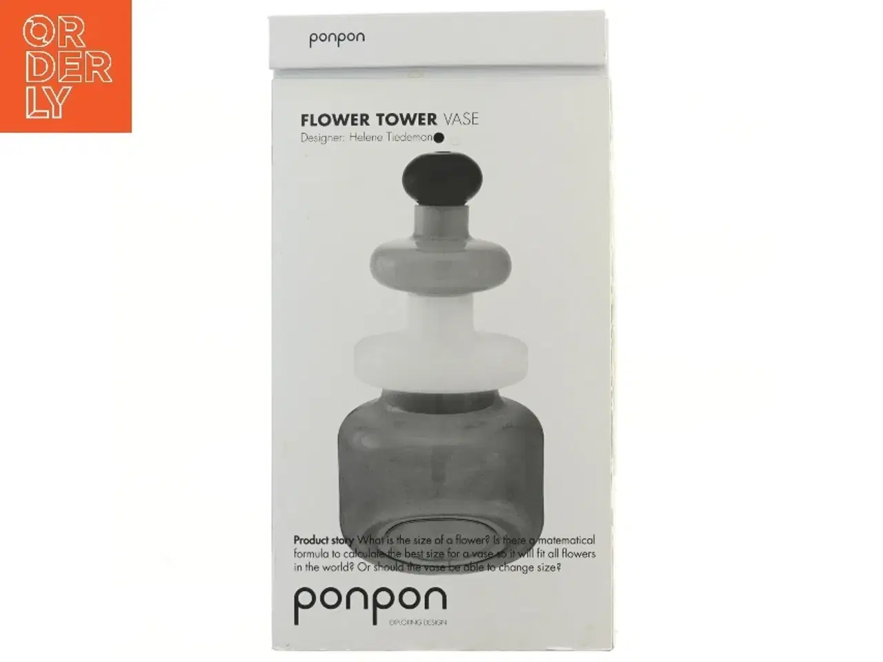 Billede 2 - Flower Tower vase fra Ponpon (str. 33x17 cm)