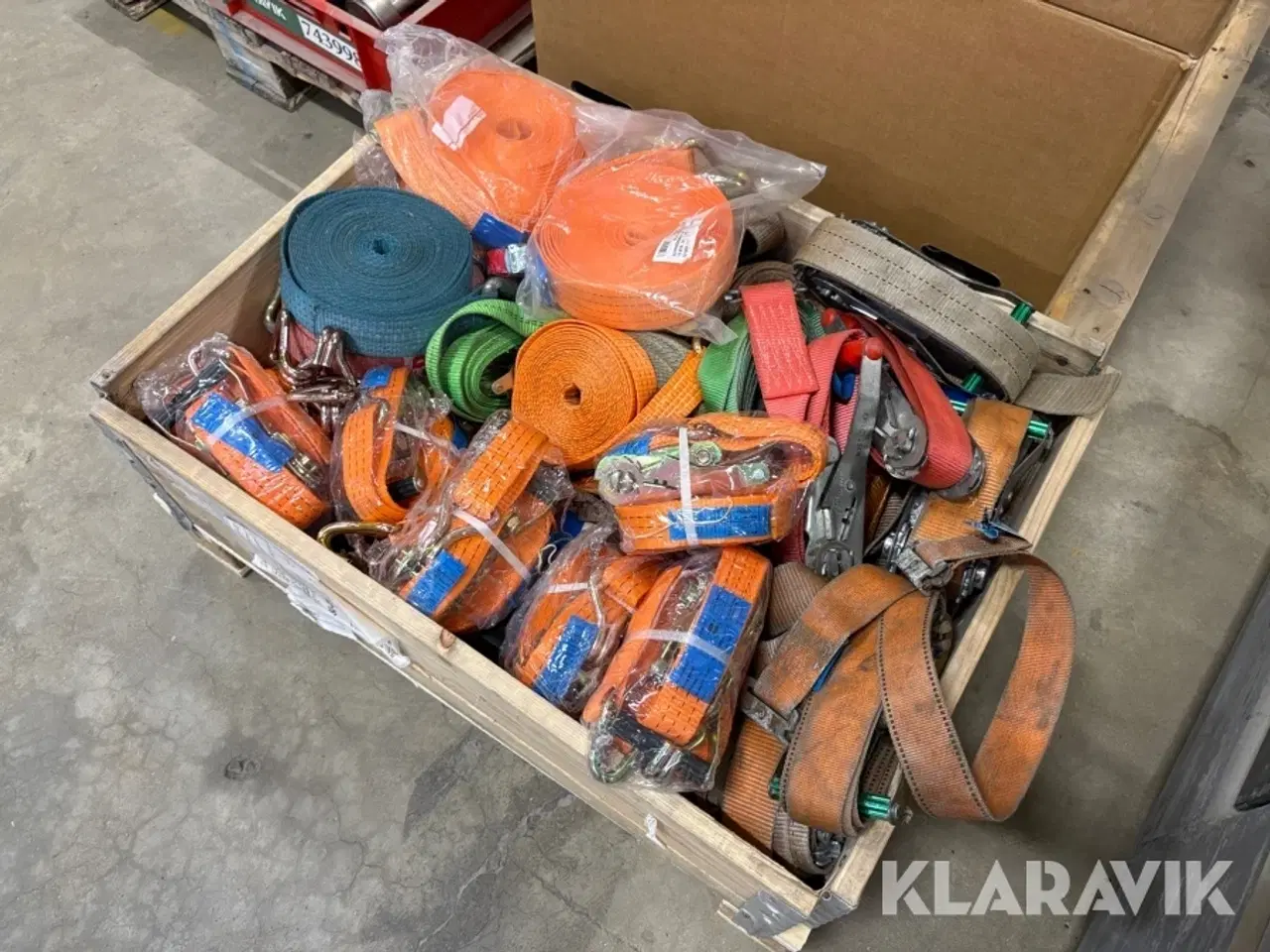 Billede 2 - Surringsbånd og stropper - 1 halvpalle