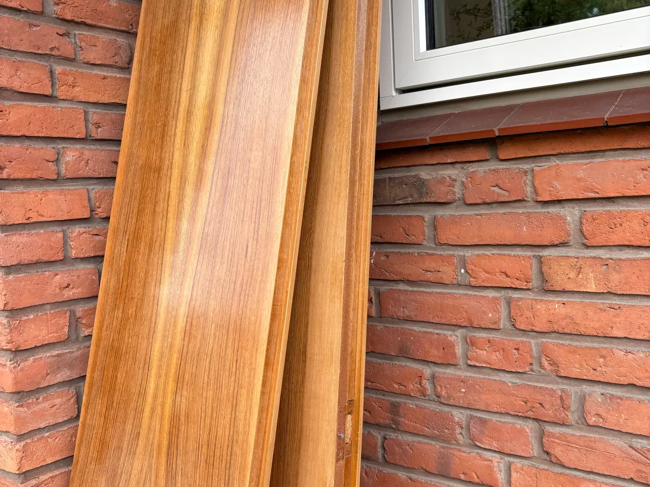 Billede 4 - Trælåger teak finer yderst