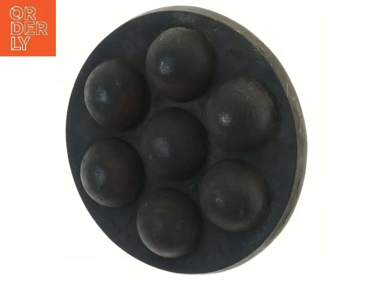 Billede 3 - Æbleskivepande med seks fordybninger (str. Ø 25 cm)