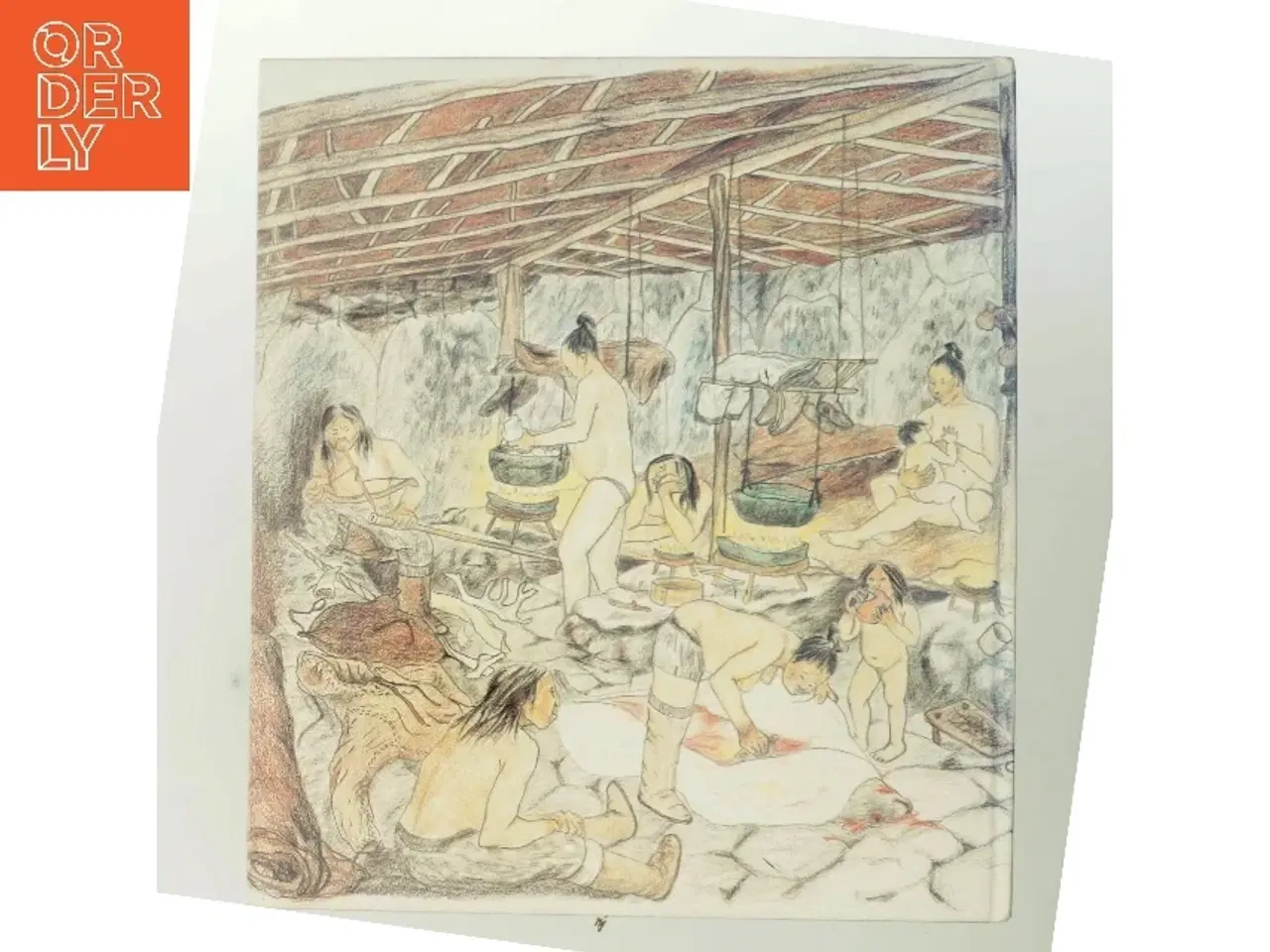 Billede 3 - Mennesker på en boplads af Jan Hjarnø (Bog)