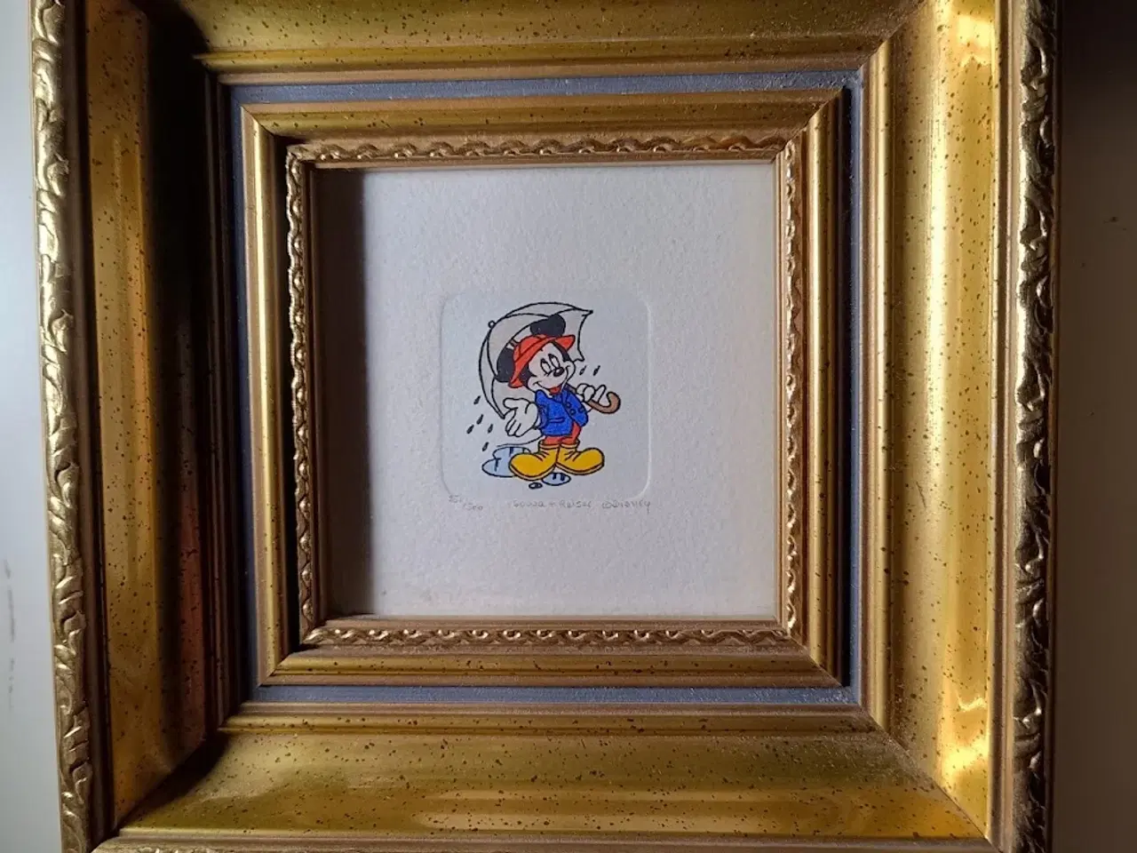 Billede 2 - 3 Disney litografier.Original Etsning.