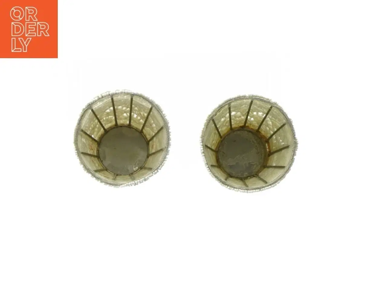 Billede 2 - Perledekorerede lysestager (str. 9 cm)