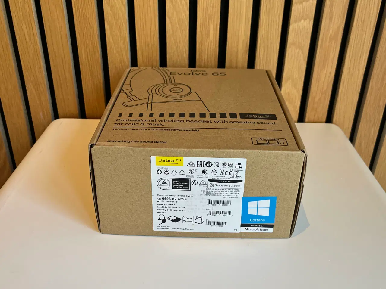 Billede 1 - Jabra Evolve 65 headset trådløs