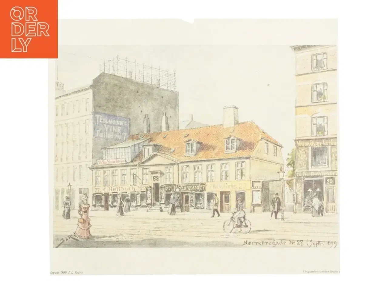 Billede 7 - Historiske tryk af København (str. 42,5x30 cm)