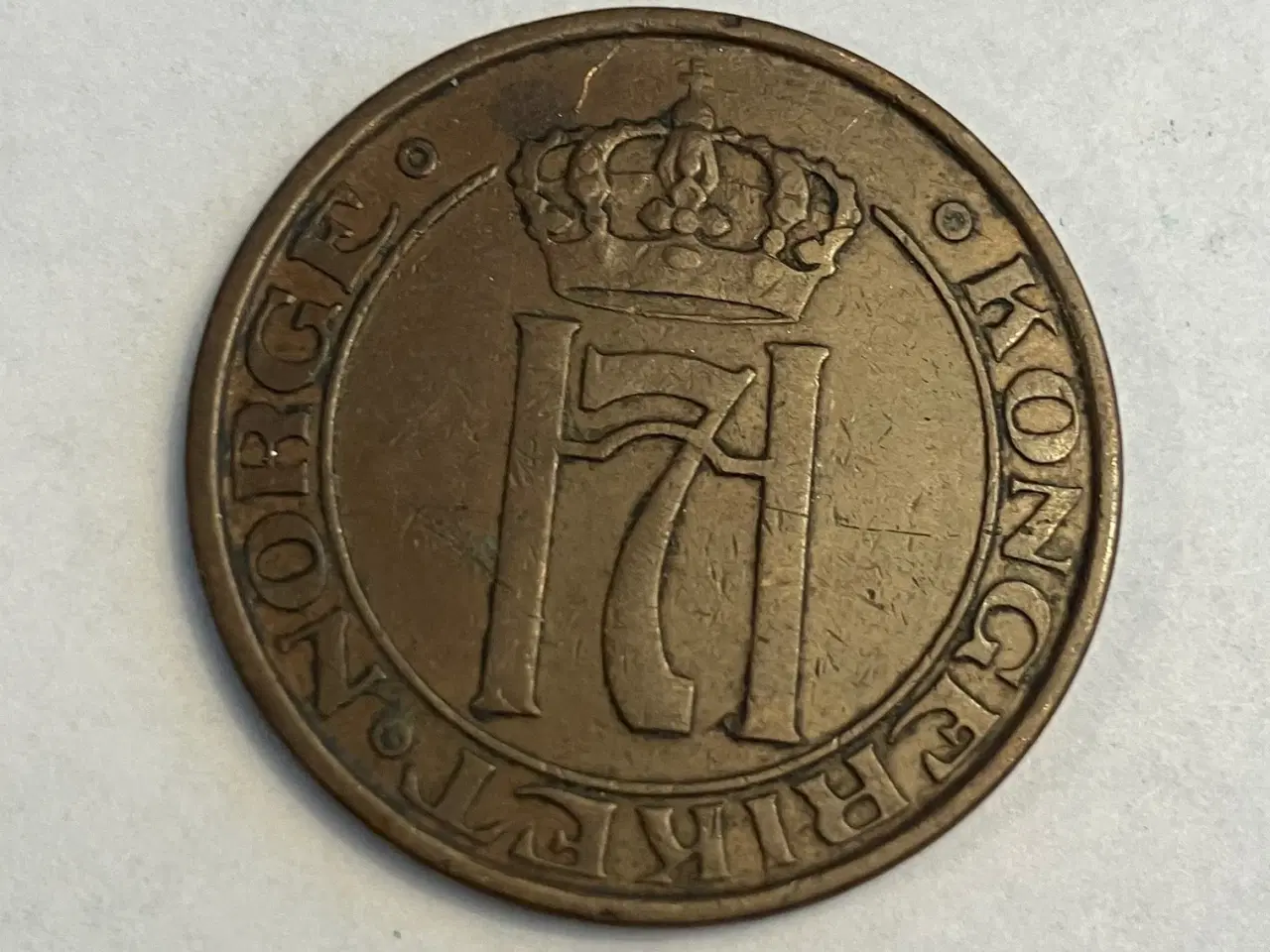 Billede 2 - 5 Øre 1931 Norge