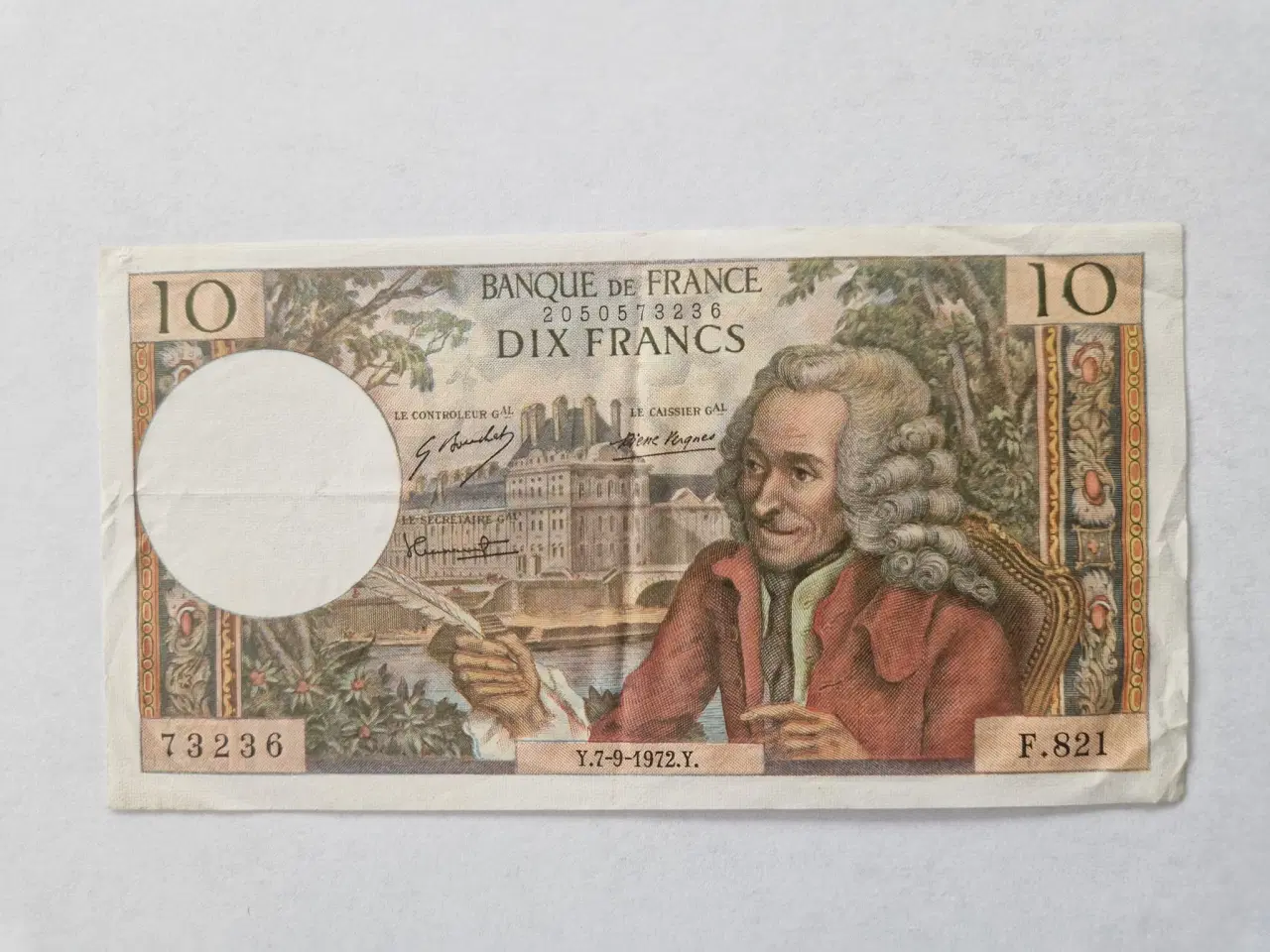 Billede 1 - 10 Francs France 1972