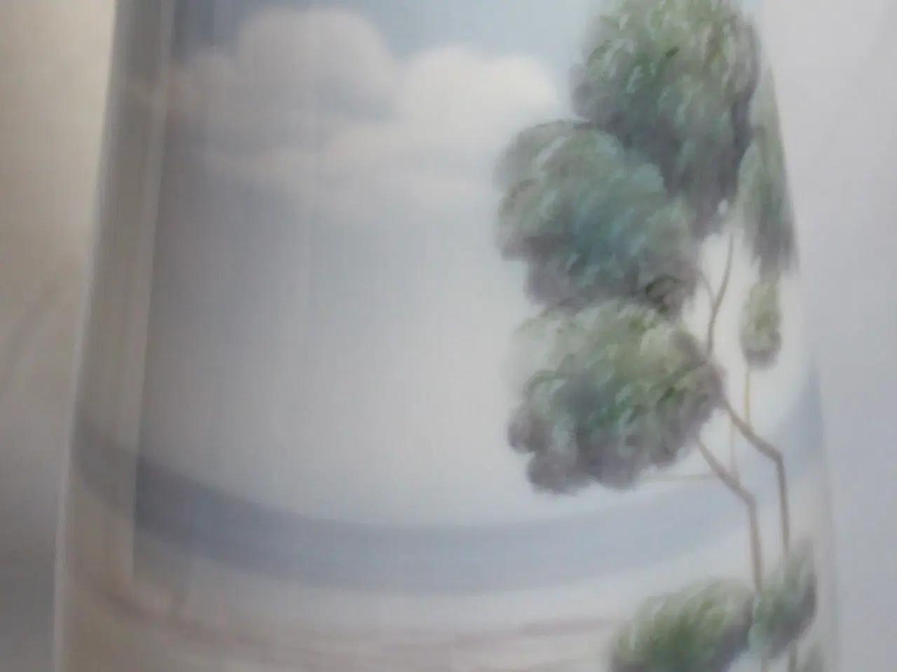 Billede 7 - Vase med landskab fra Bing og Grøndahl