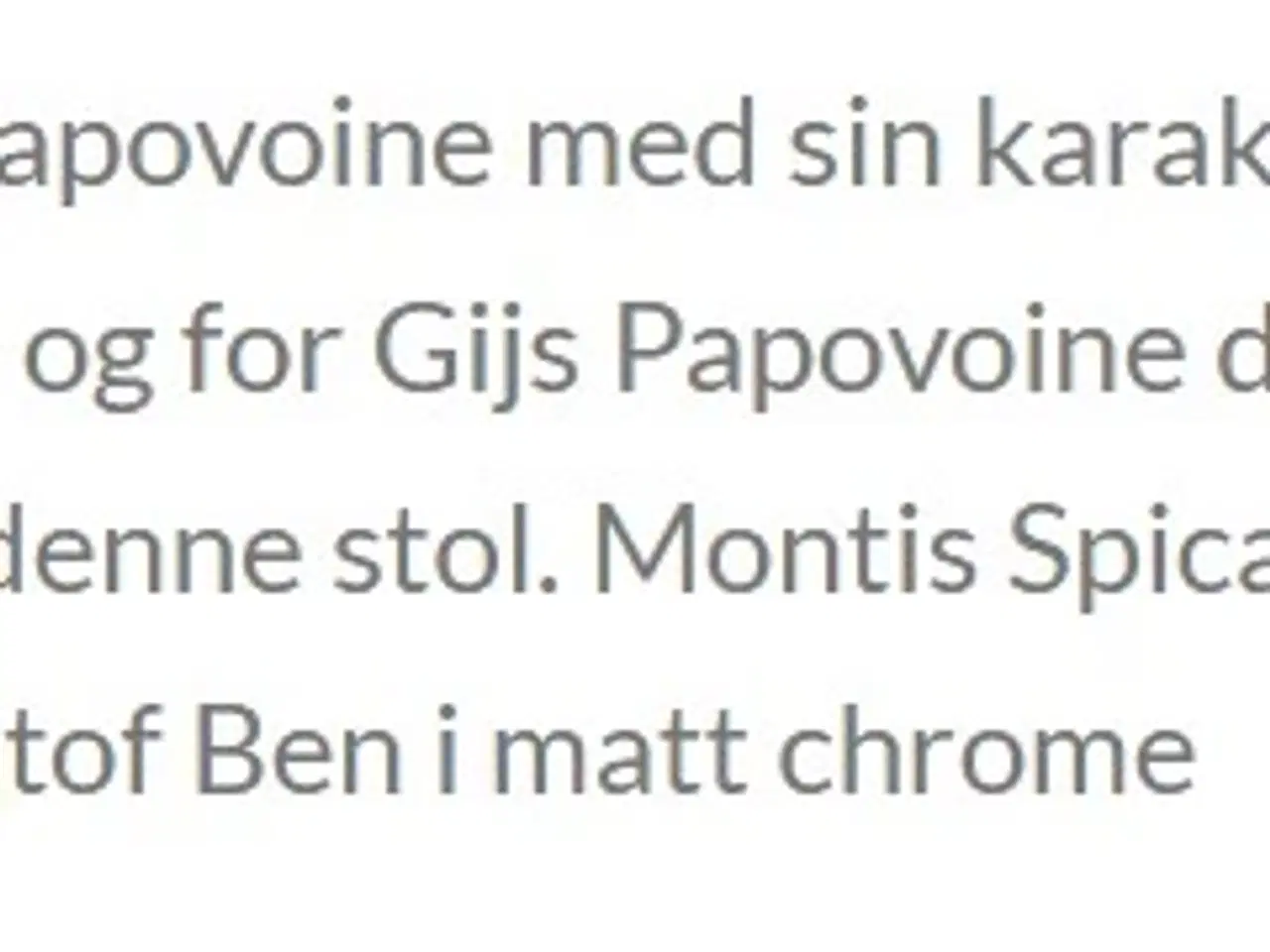 Billede 5 - Design Spisestuestole, Montis Spica