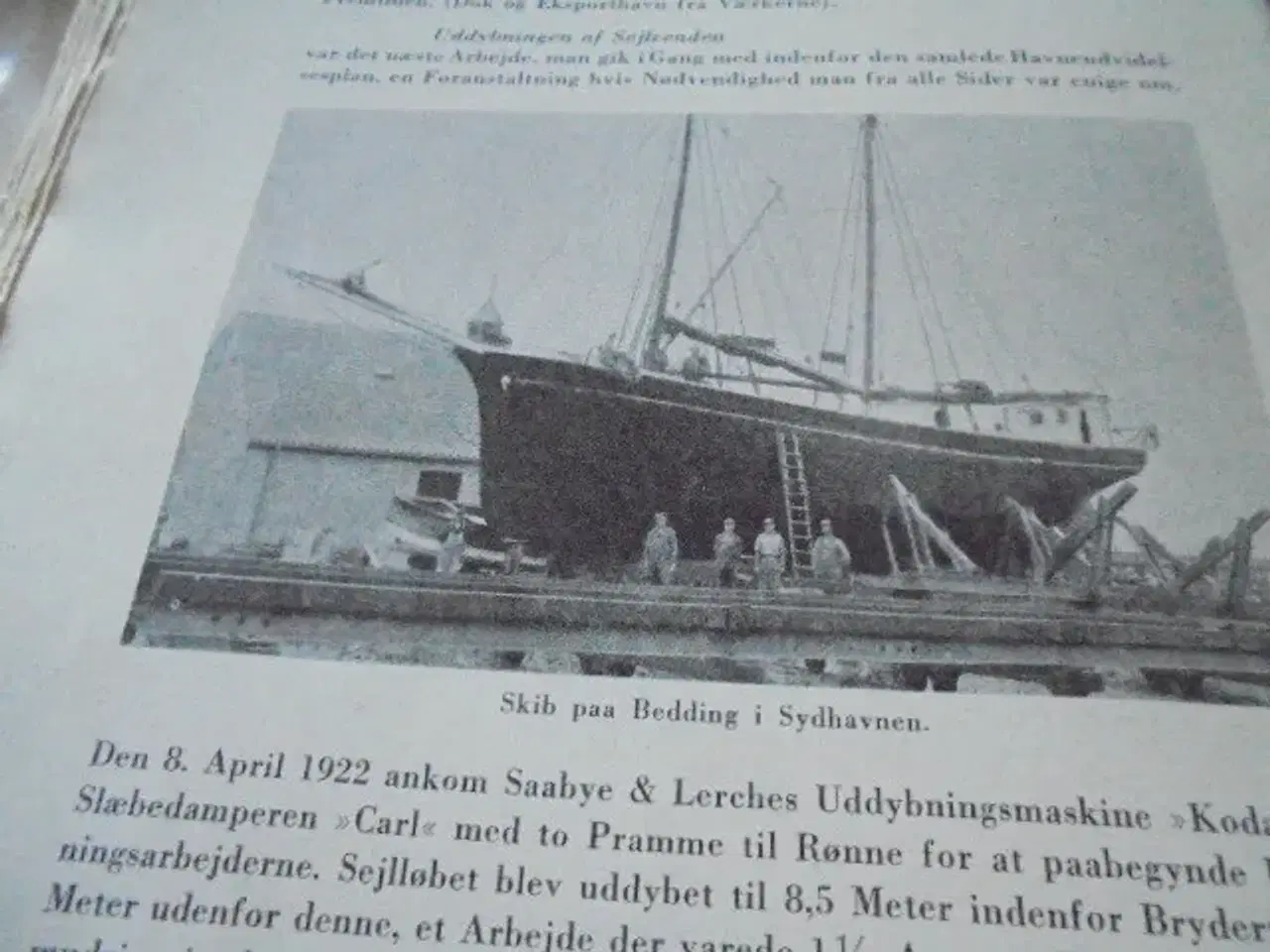 Billede 7 - Rønne søfarts historie. Udg. fra 1939