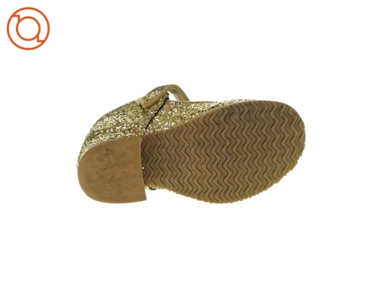 Billede 2 - Børnesko med guld pallietter