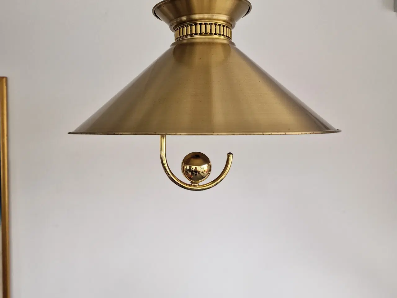 Billede 4 - Stilfuld vintage pendel i messing.