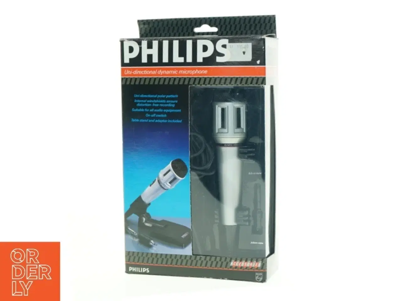 Billede 1 - Philips Uni-directional Dynamic Microphone fra Philips (str. 22 cm)