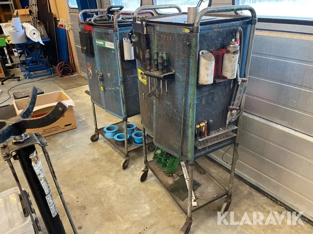 Billede 5 - Værktøjsskabe 2 styk med indhold