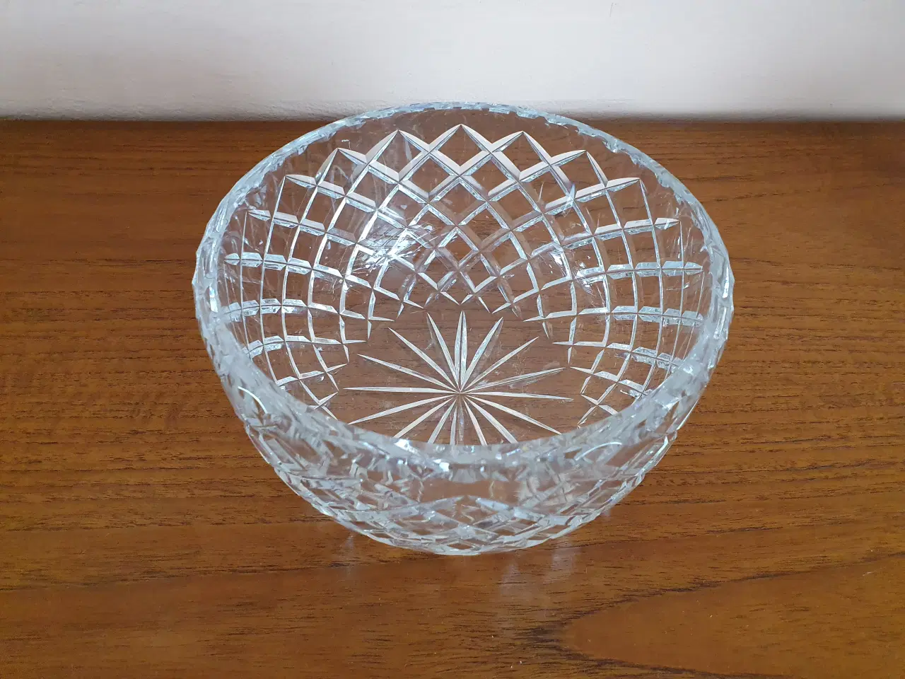 Billede 1 - Smuk Holmegaard krystalskål 