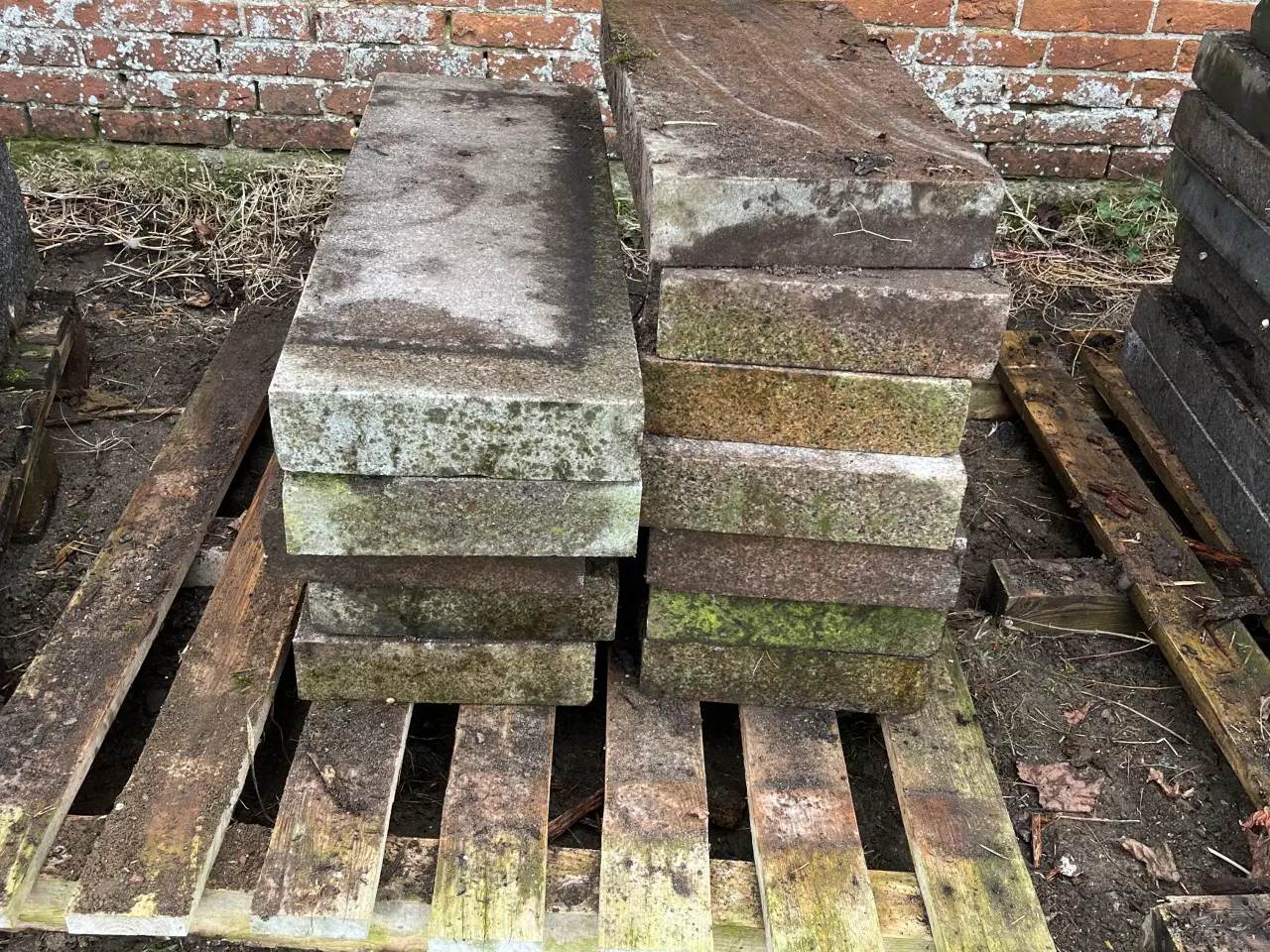 Billede 1 - Granitfliser /trædesten