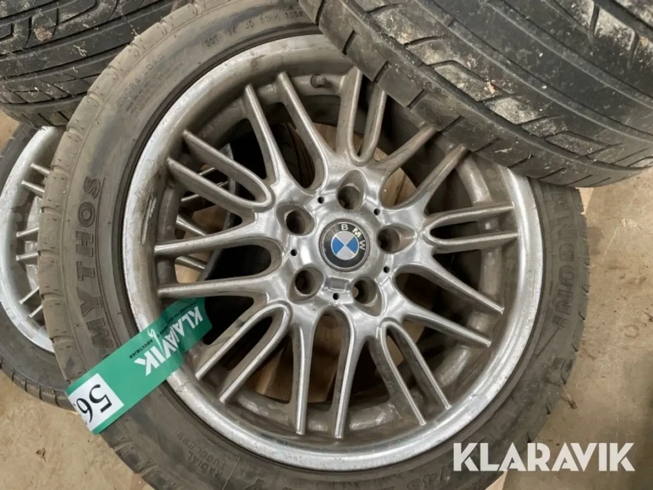 Billede 6 - Sæt BMW originale 17” alufælge med Hankook-dæk 4 styk.