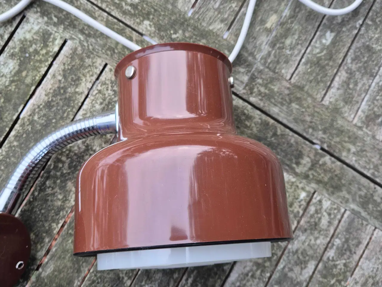 Billede 2 - Herlig chokoladebrun Bumling væglampe 