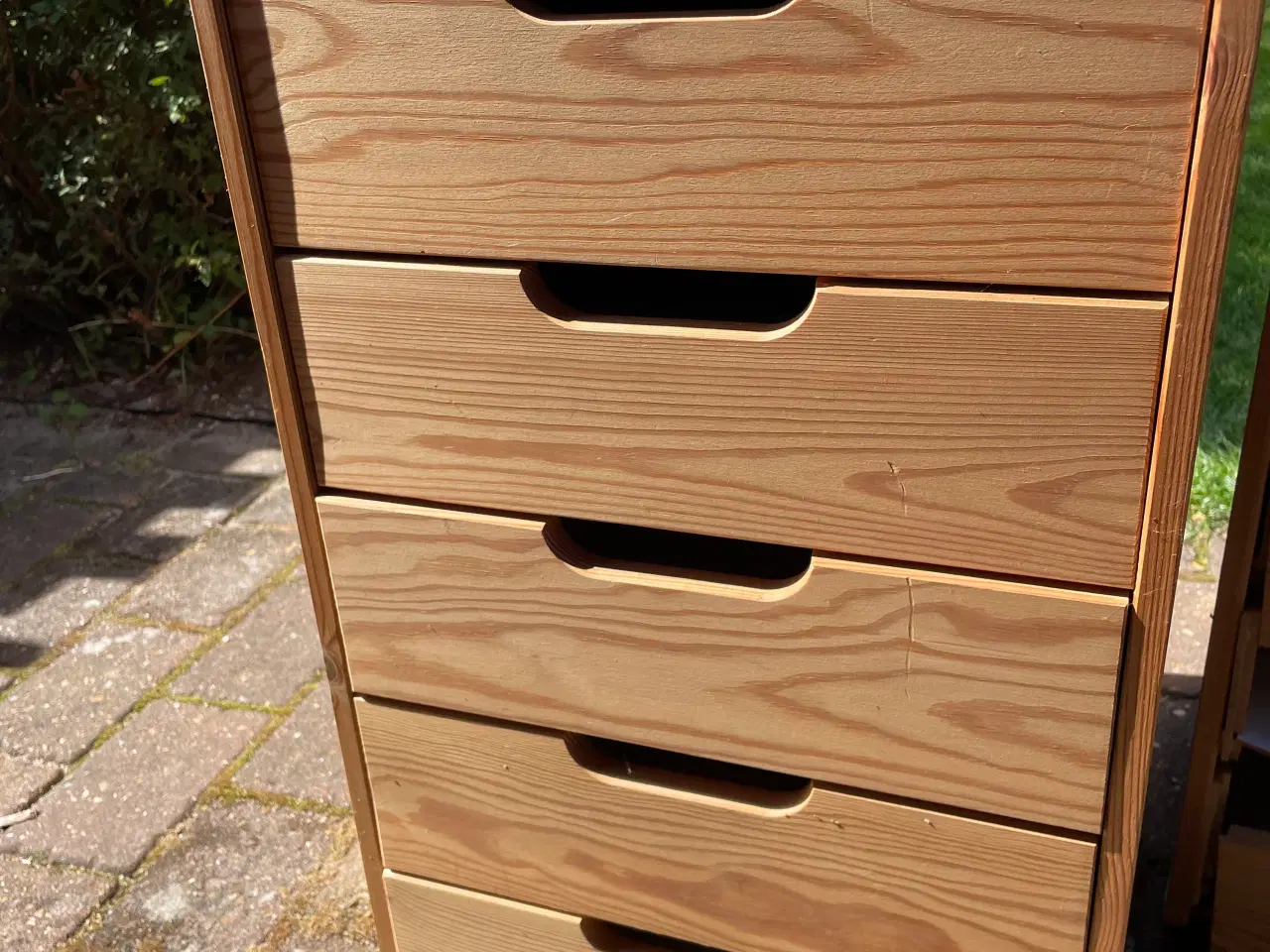 Billede 1 - Skuffemoduler i træ og på hjul 
