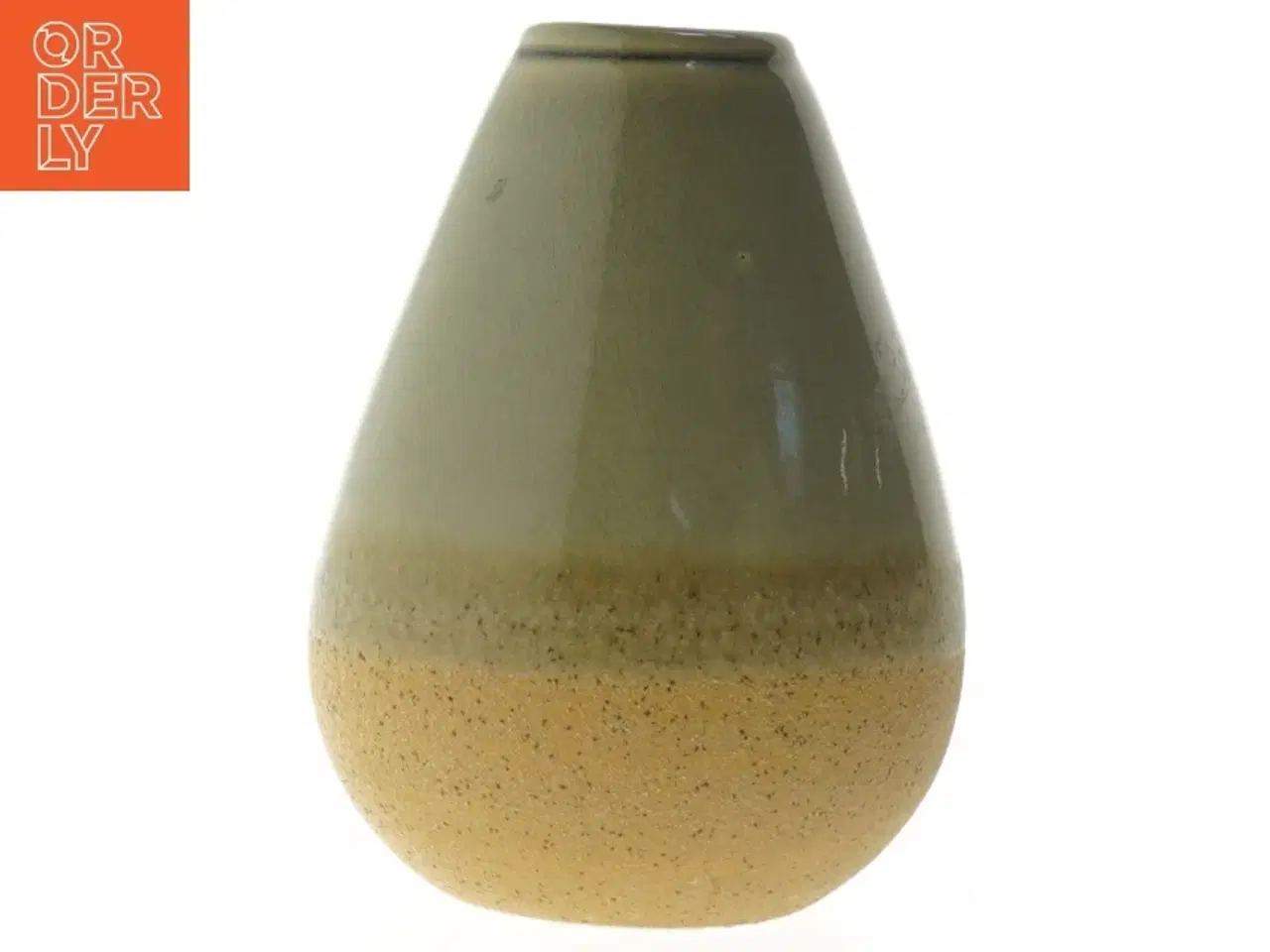 Billede 2 - Keramikvase i naturfarver (str. 17 cm)