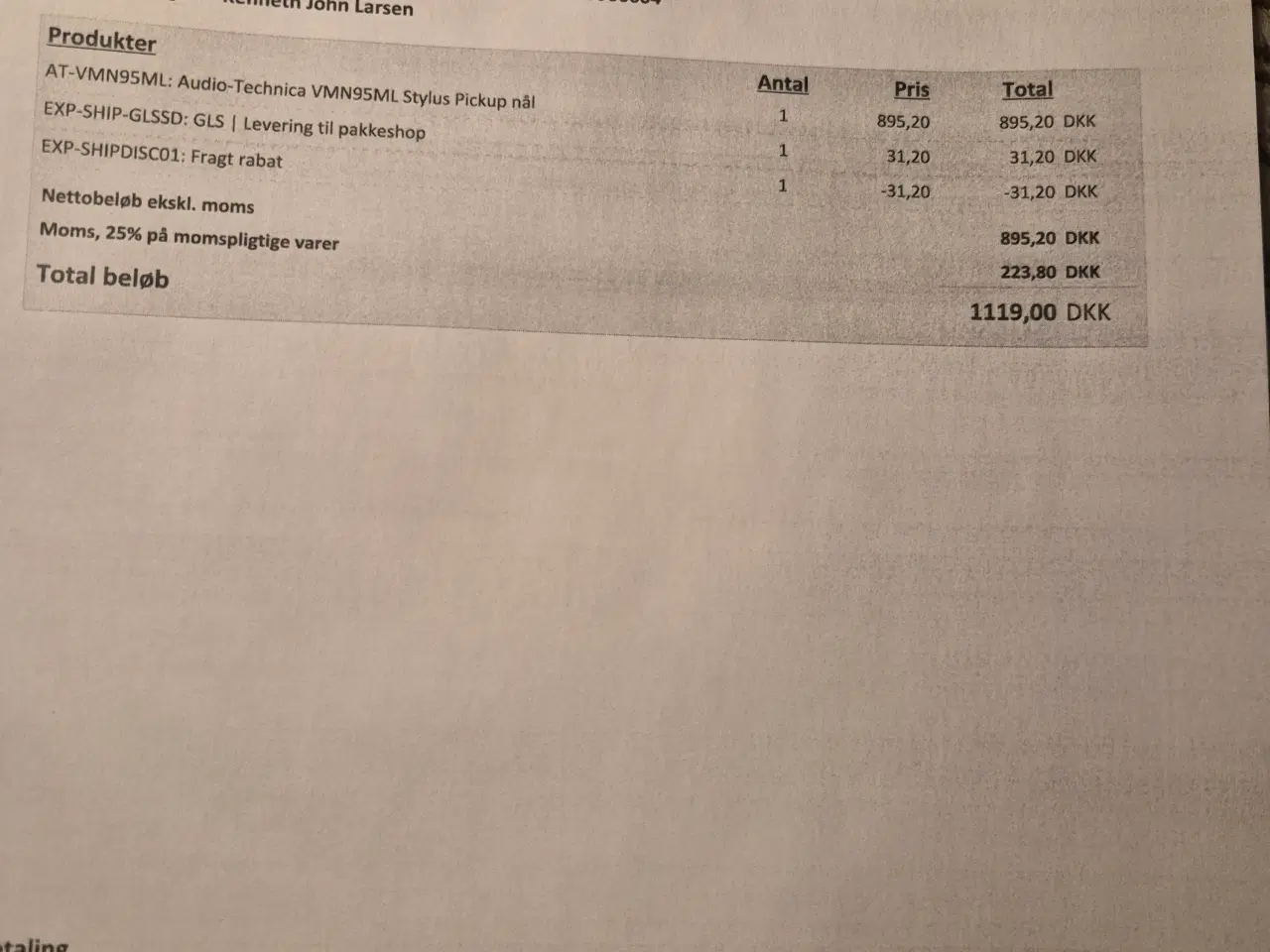 Billede 2 - audio teckina med opgradert ny nål sælges halv pri