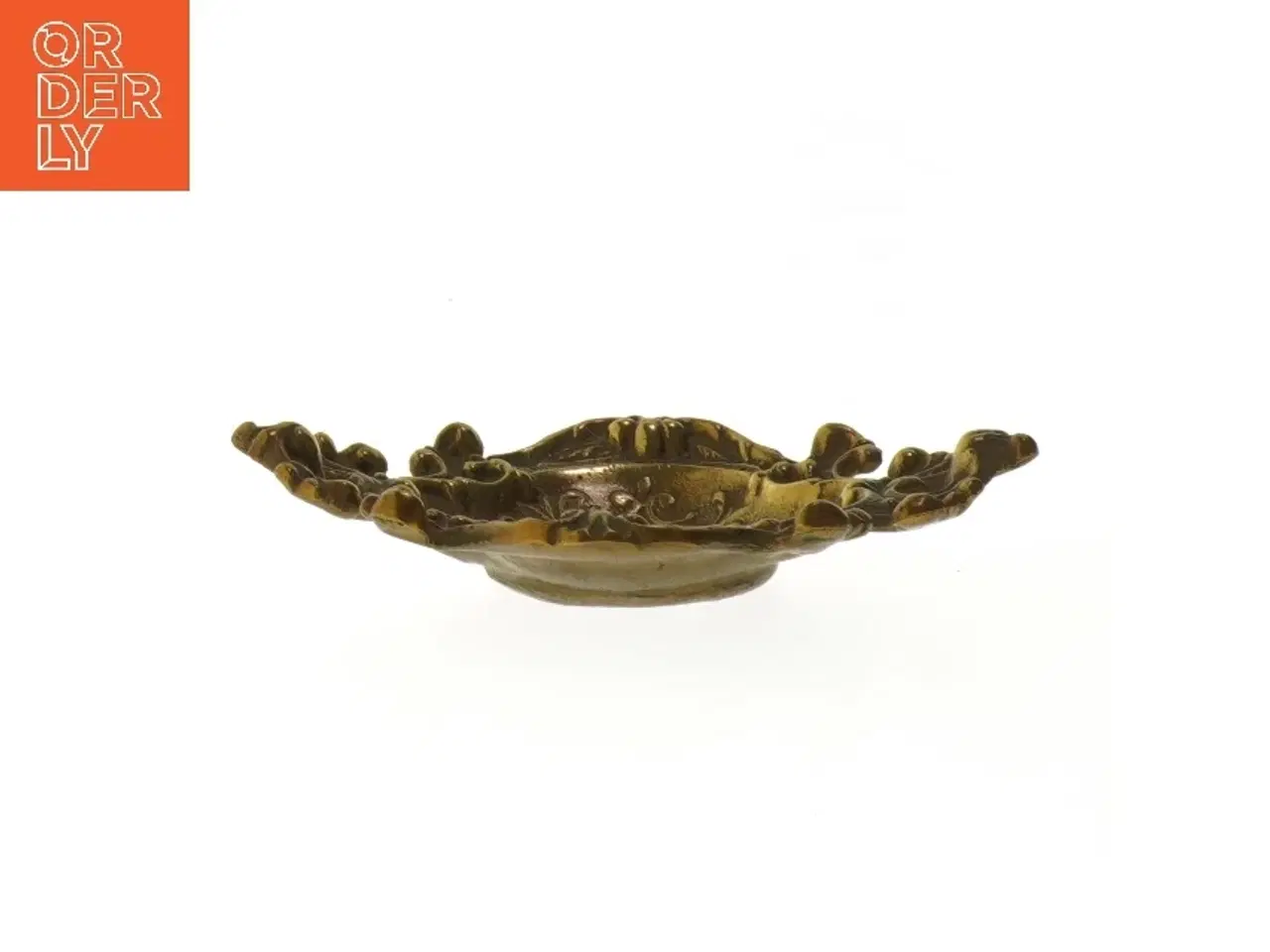 Billede 2 - Dekorativ skål i messing (str. Ø 16x Ø 12 cm)