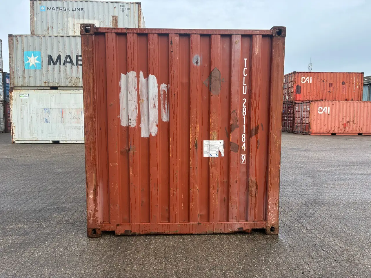 Billede 4 - 20 fods Container- ID: TCLU 281184-9