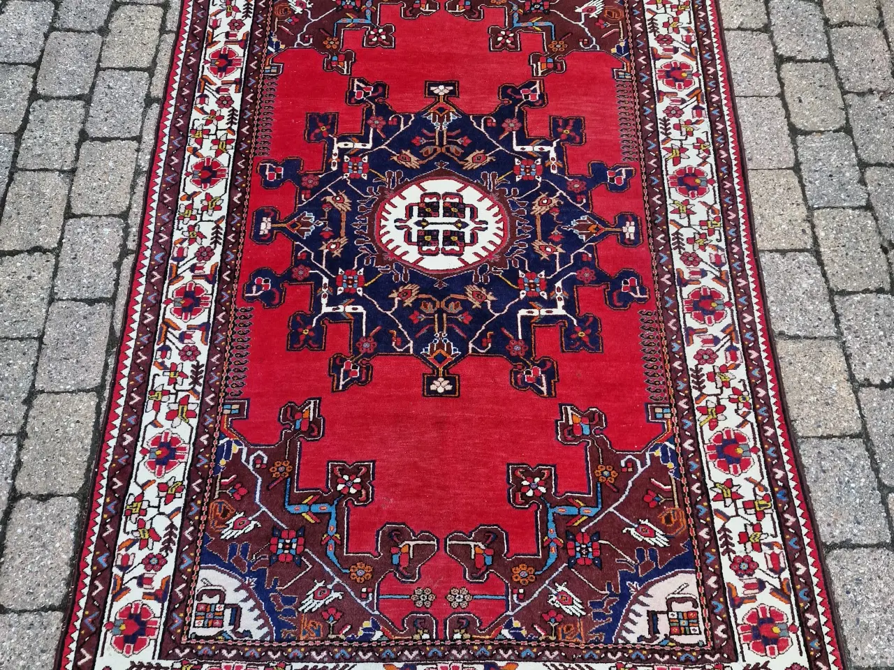 Billede 1 - Flot ægte persisk Hamadan tæppe.