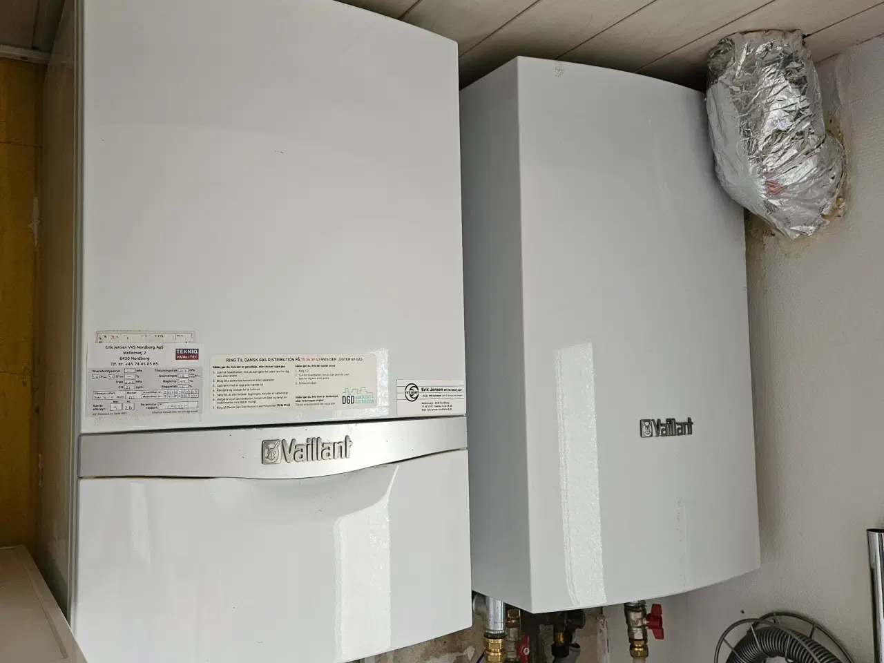 Billede 1 - Vaillant Gasfyr +60L varmtvandsbeholder