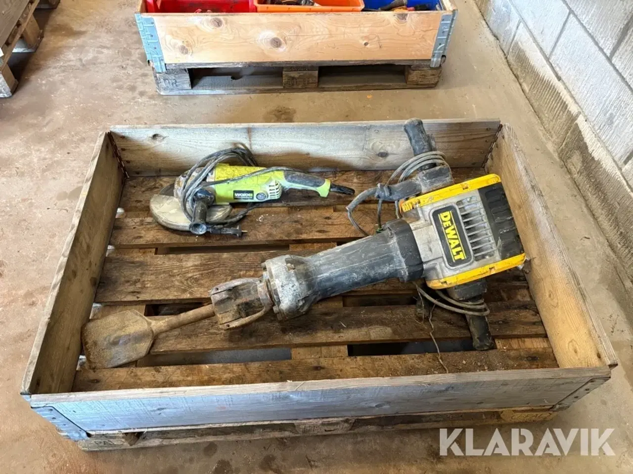 Billede 2 - Nedbrydningshammer og vinkelsliber Dewald D25980