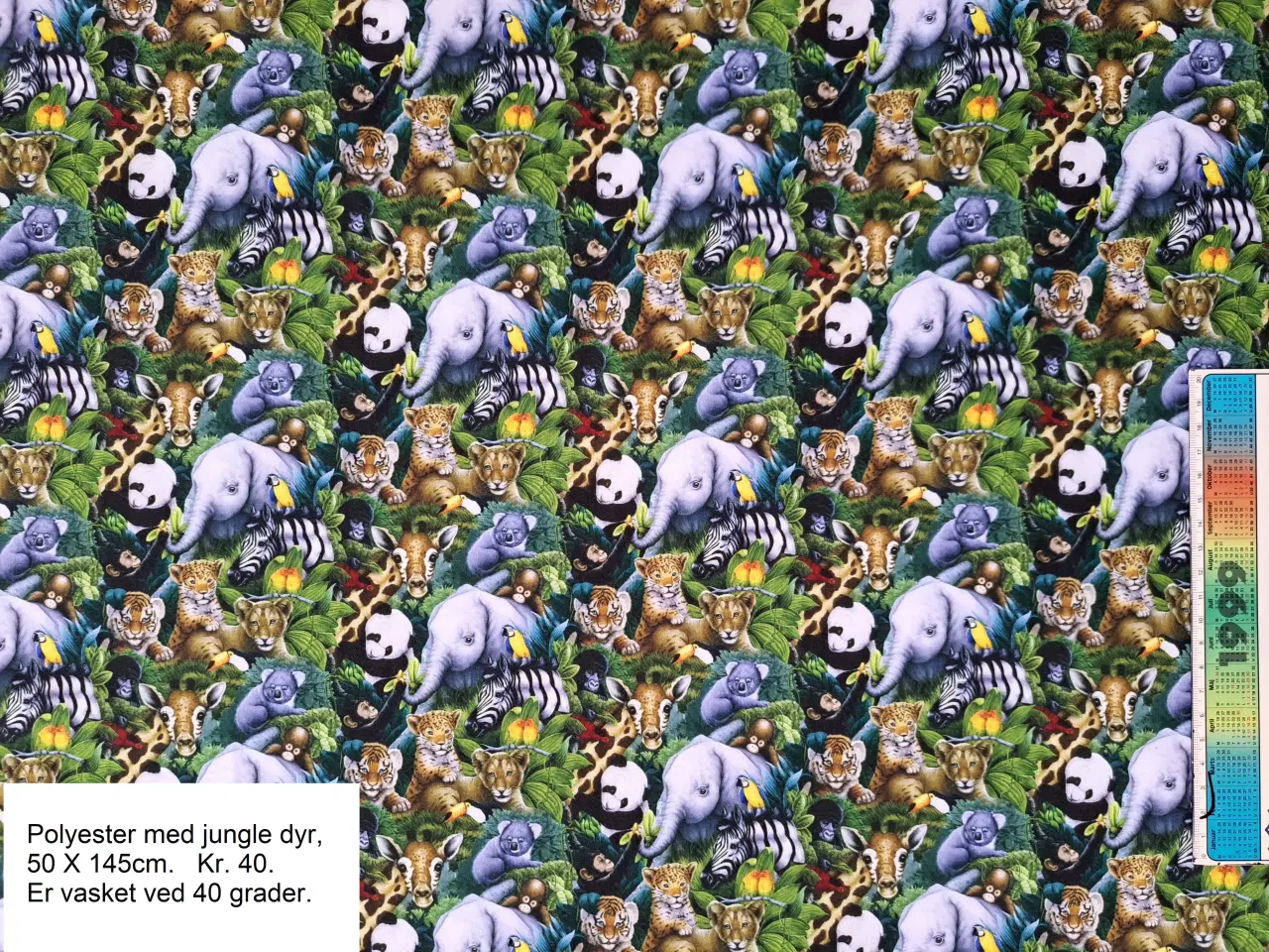 Billede 9 - Polyester og bomuldsstof.