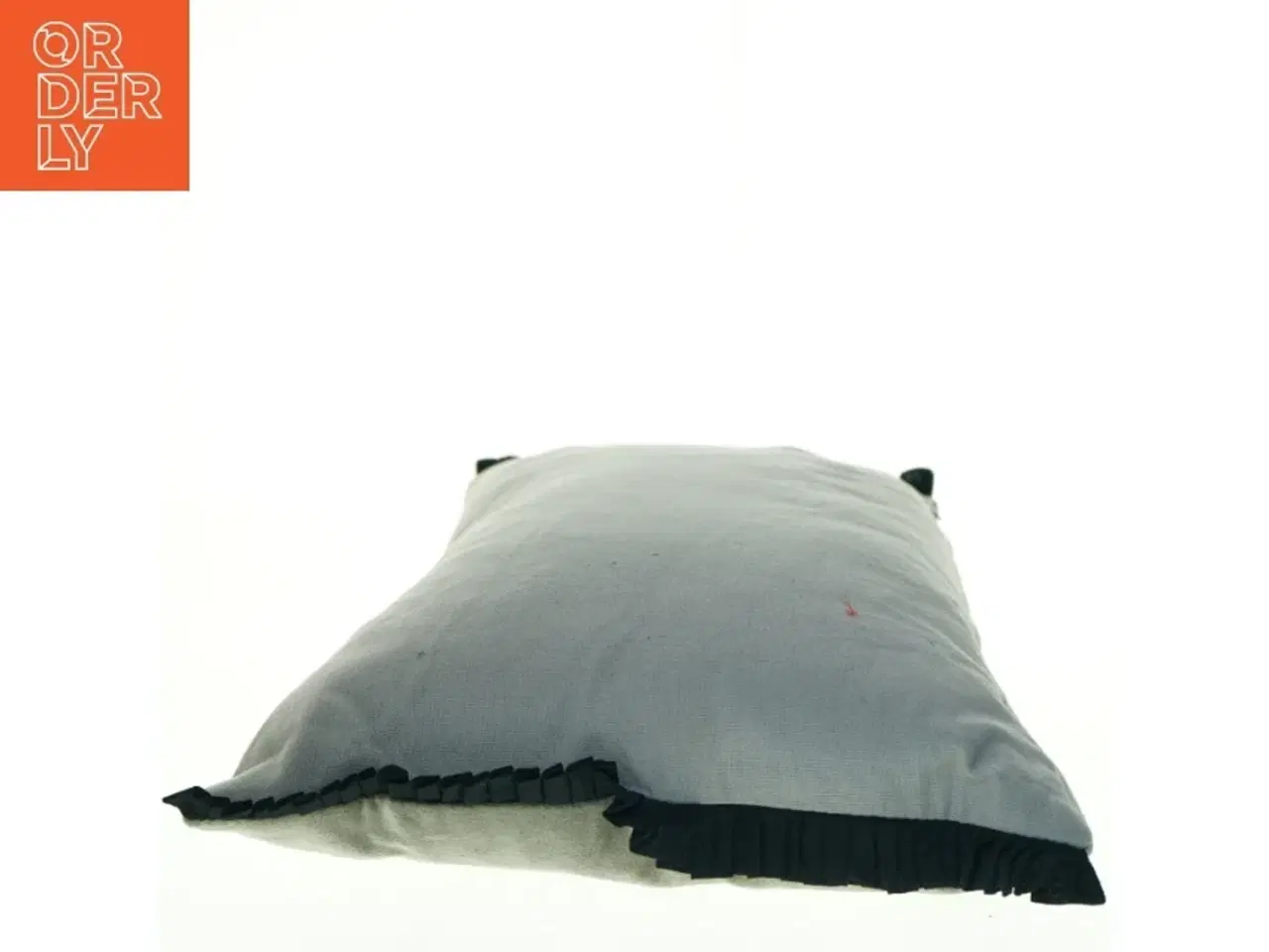 Billede 4 - Dekorativ pude med tranebroderi (str. 50 x 28 cm)