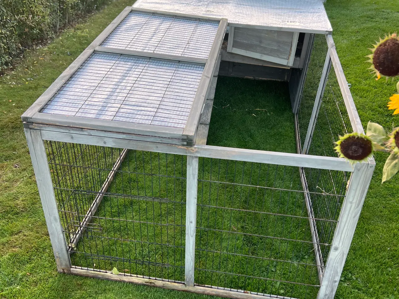 Billede 5 - Udendørs kaninbur med løbegård