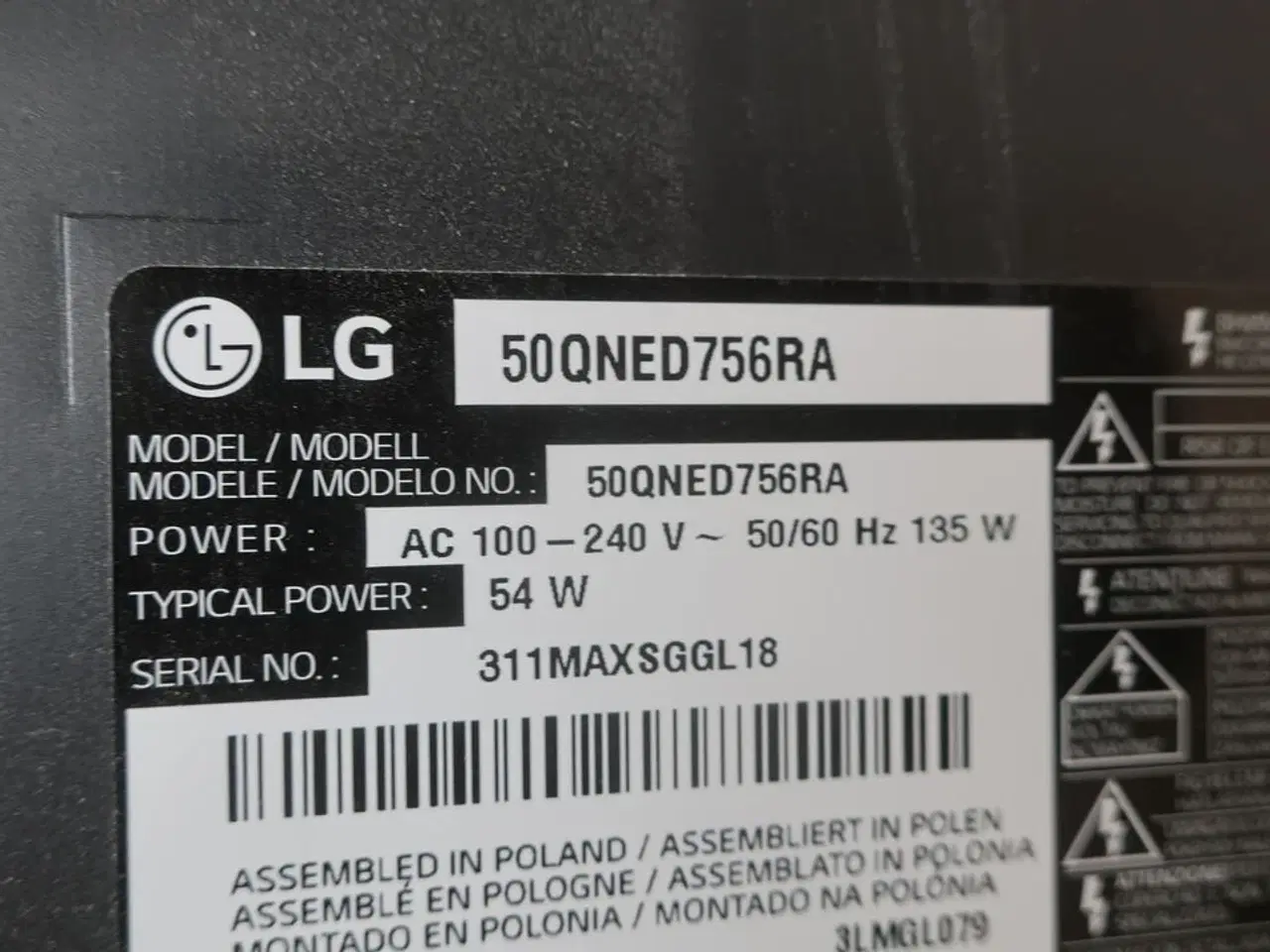 Billede 4 - Fjernsyn LG 50QNED756RA
