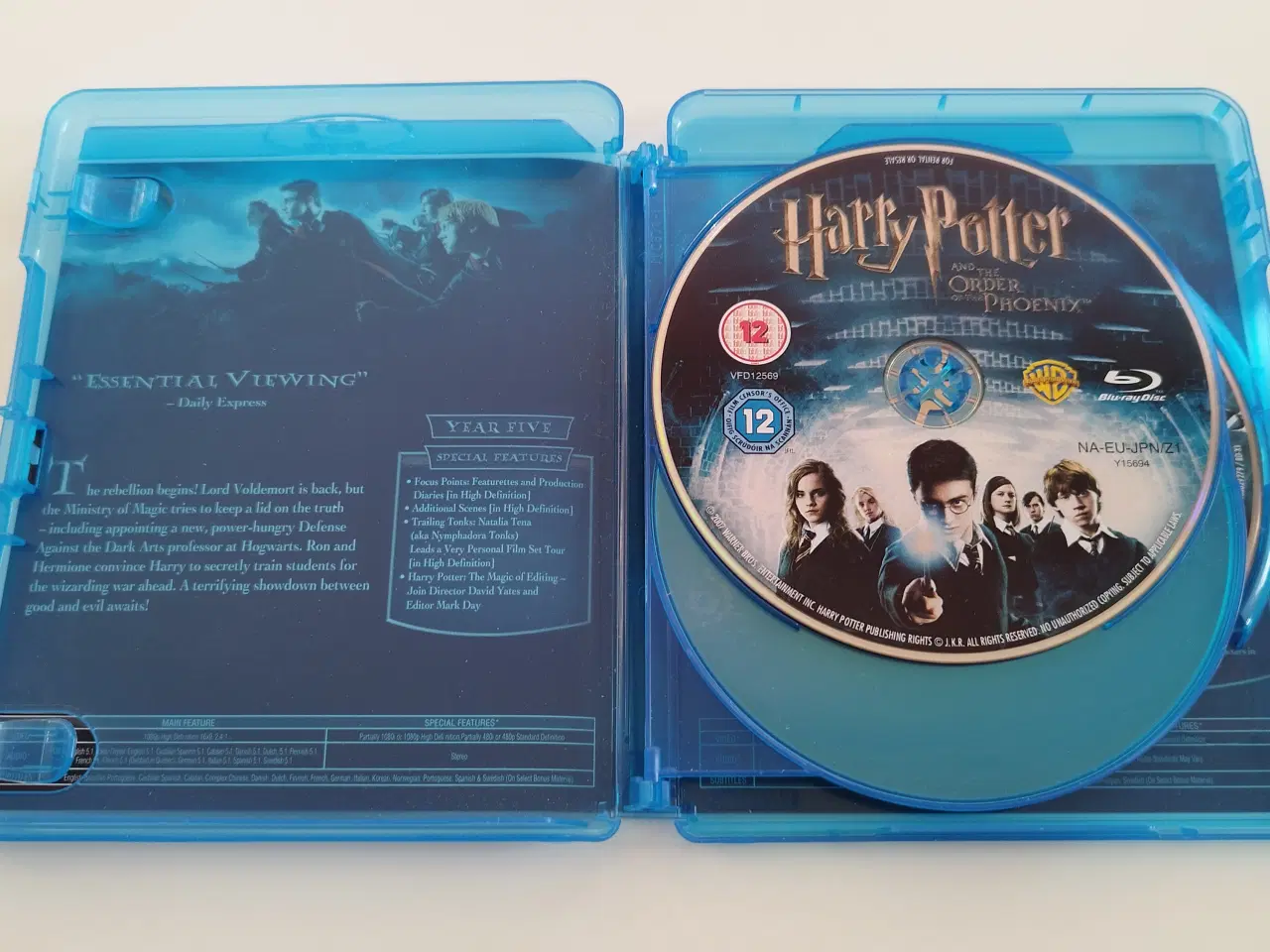 Billede 4 - Harry Potter Blu-ray disk bokssæt (Year 1 - 6)