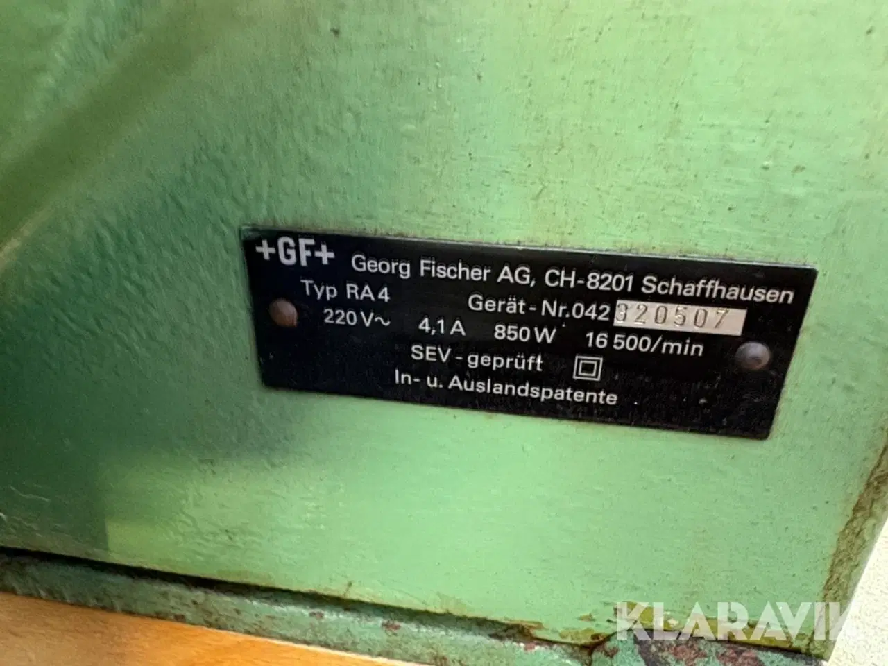 Billede 12 - Rørskærer Georg Fischer RA 4