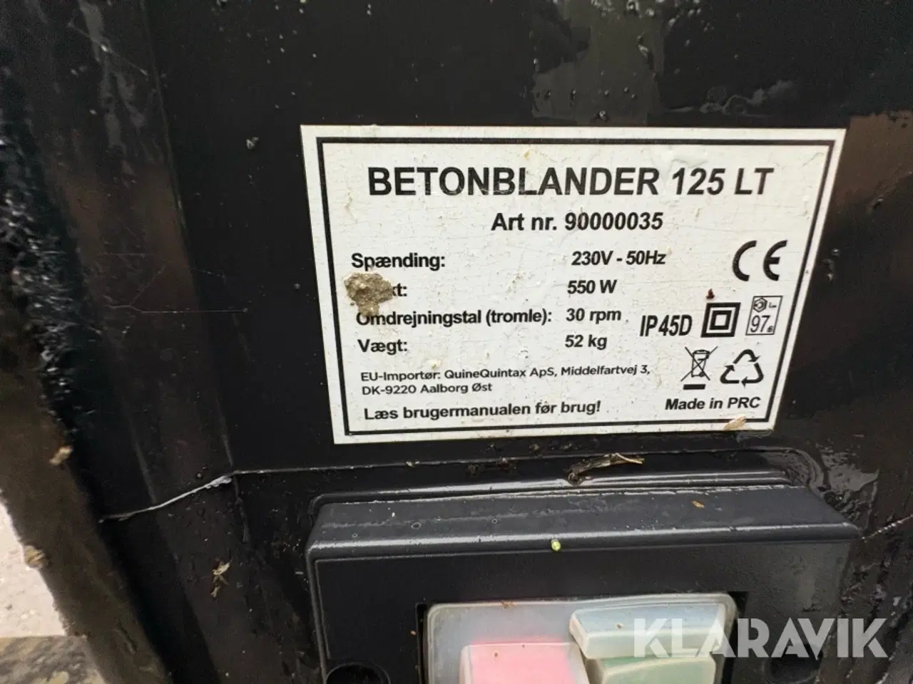 Billede 5 - Betonblander 125 LT